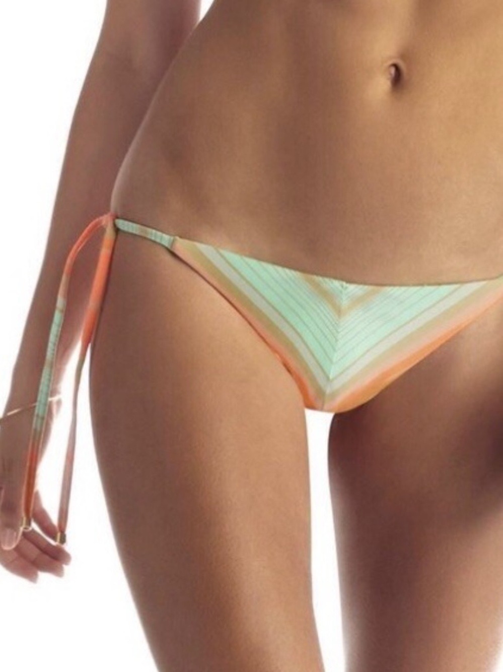 Vitamin A Natalie St. Maarteen Stripe Bikini Bottom